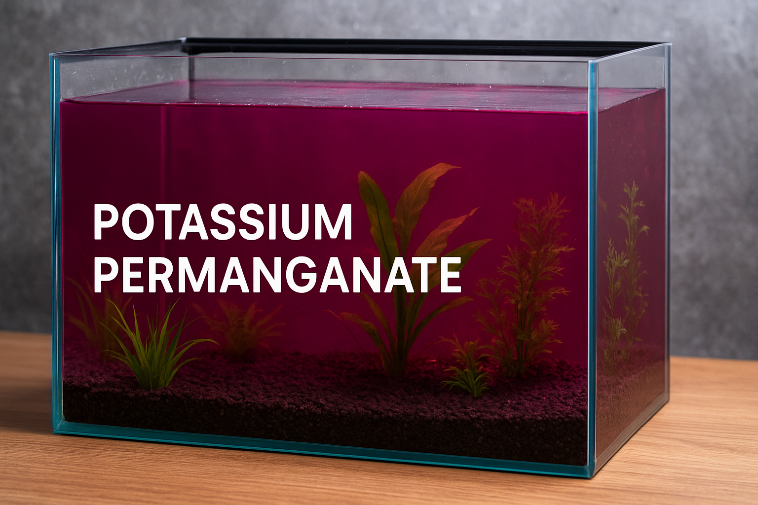Potassium Permanganate Aquarium