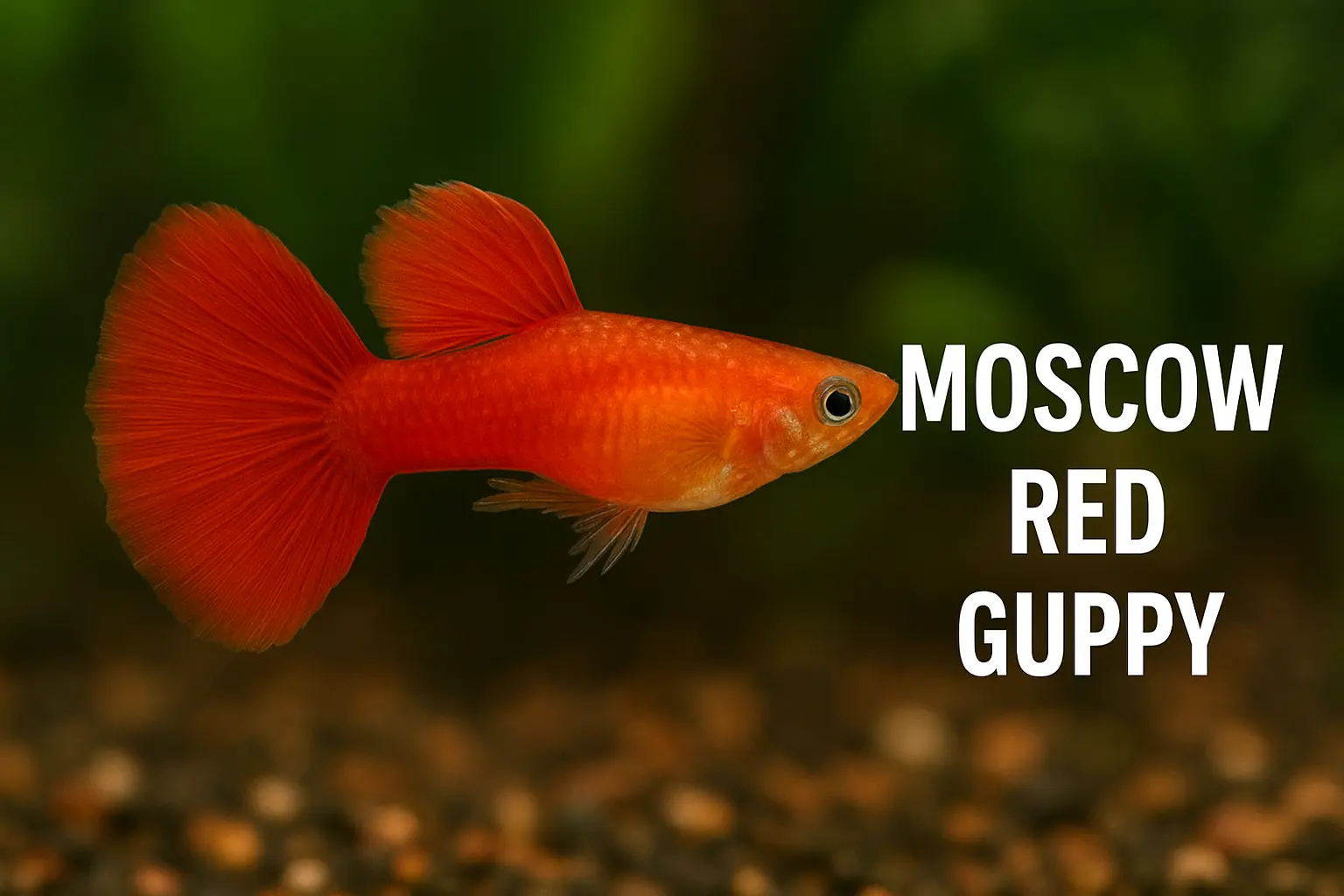 Moscow Red Guppy
