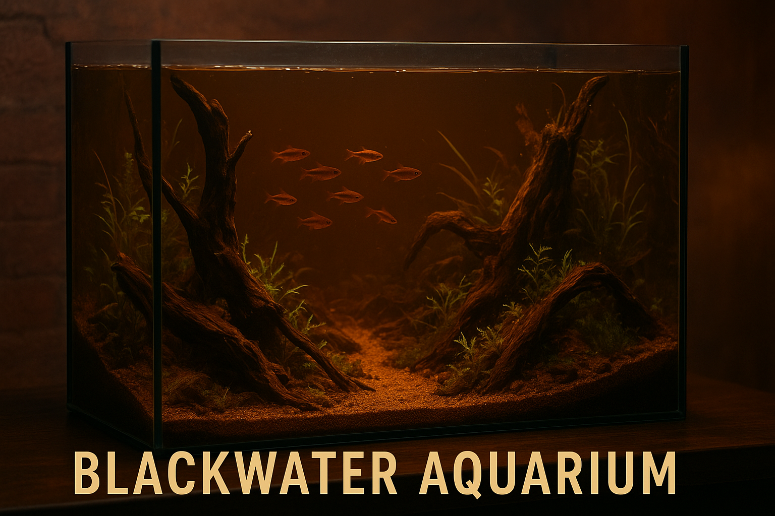 Blackwater Aquarium Setup