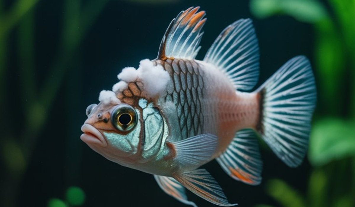 Cotton Wool Disease in fish