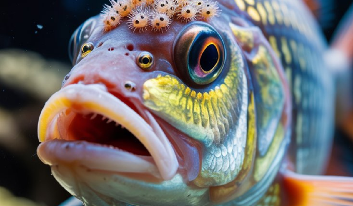 fish lice symptoms