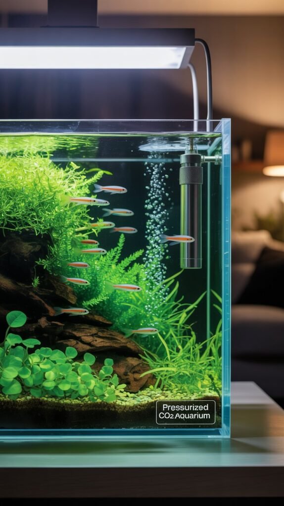 Pressurized CO2 Aquarium
