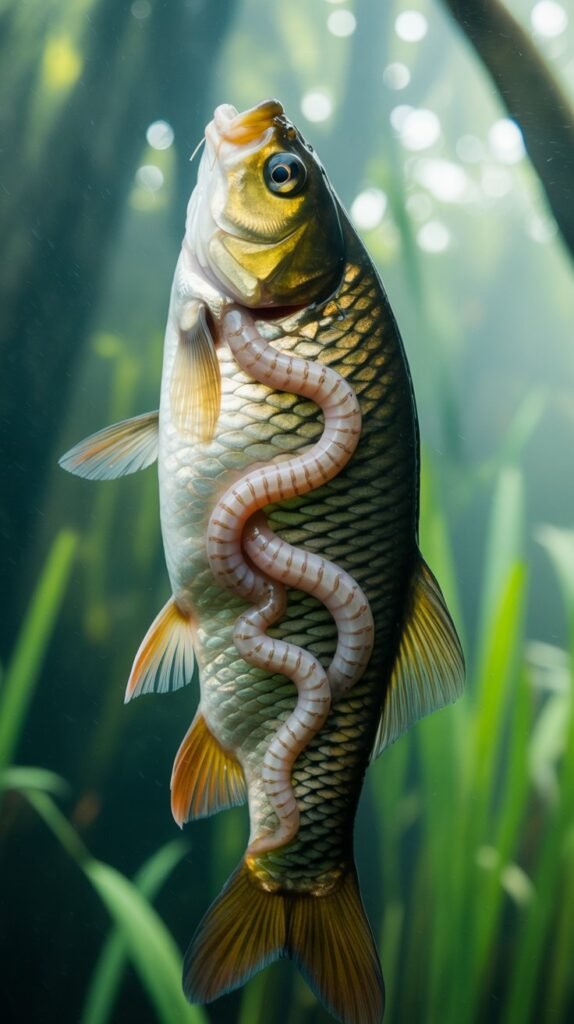 parasitic worms in fish
