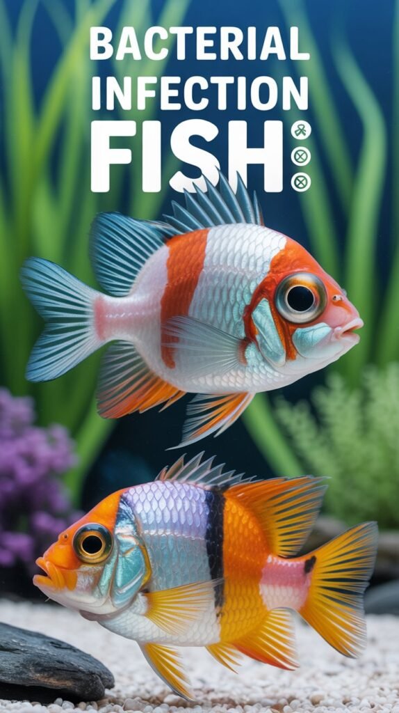 Bacterial infection in fish