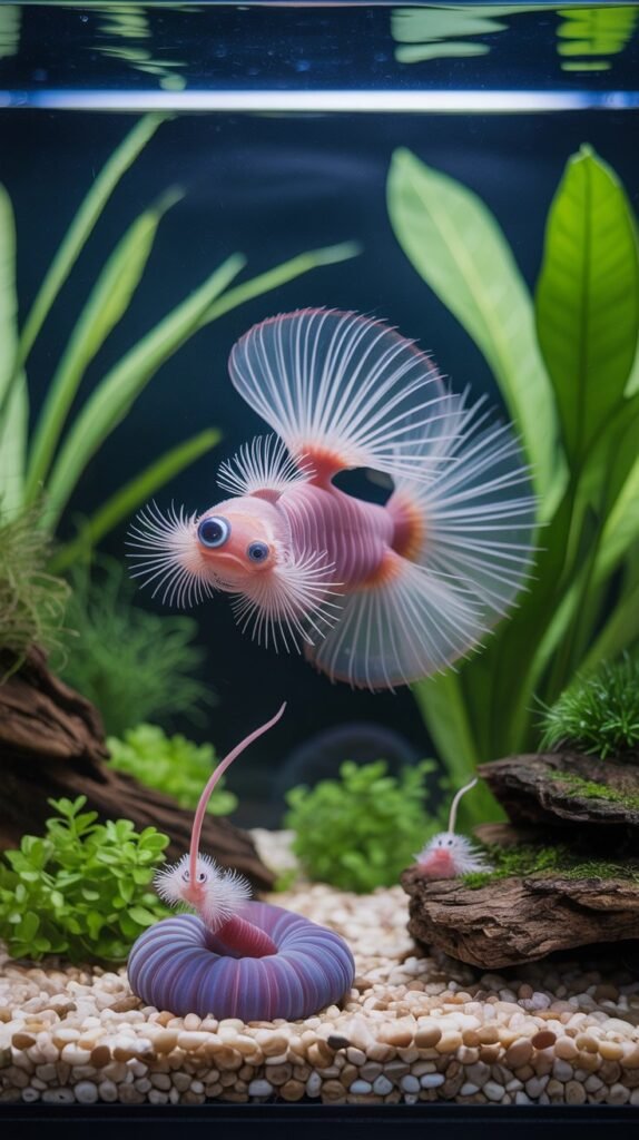 Camallanus Worms Aquarium