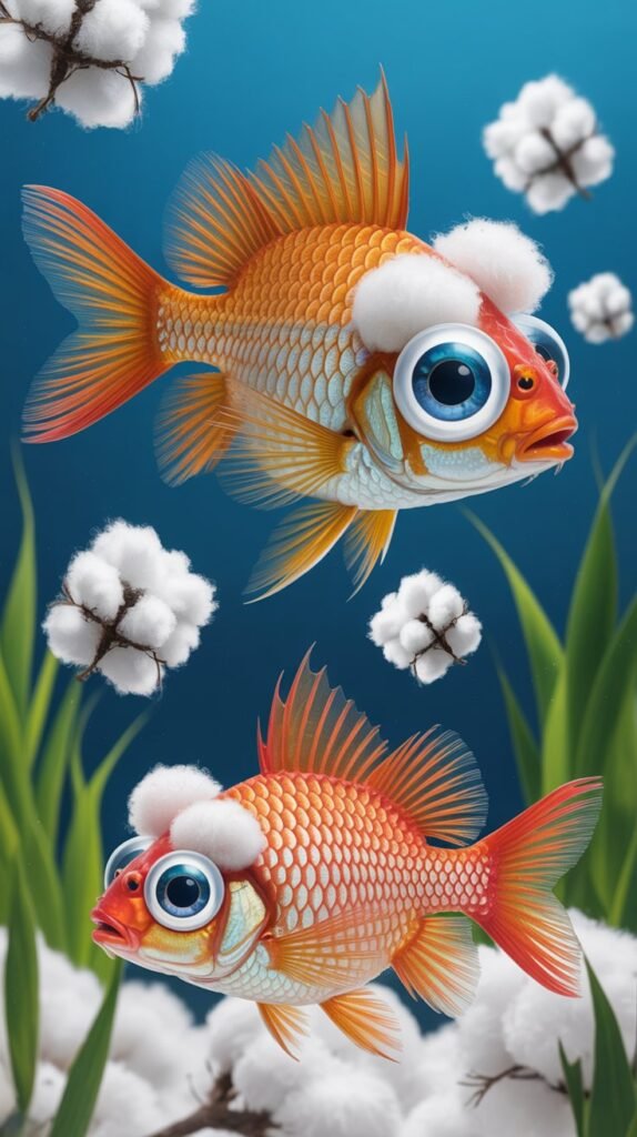 Cotton Wool Disease in fish