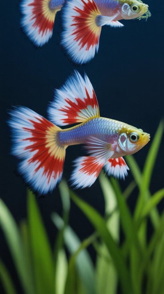 Dragon Halfmoon Guppy