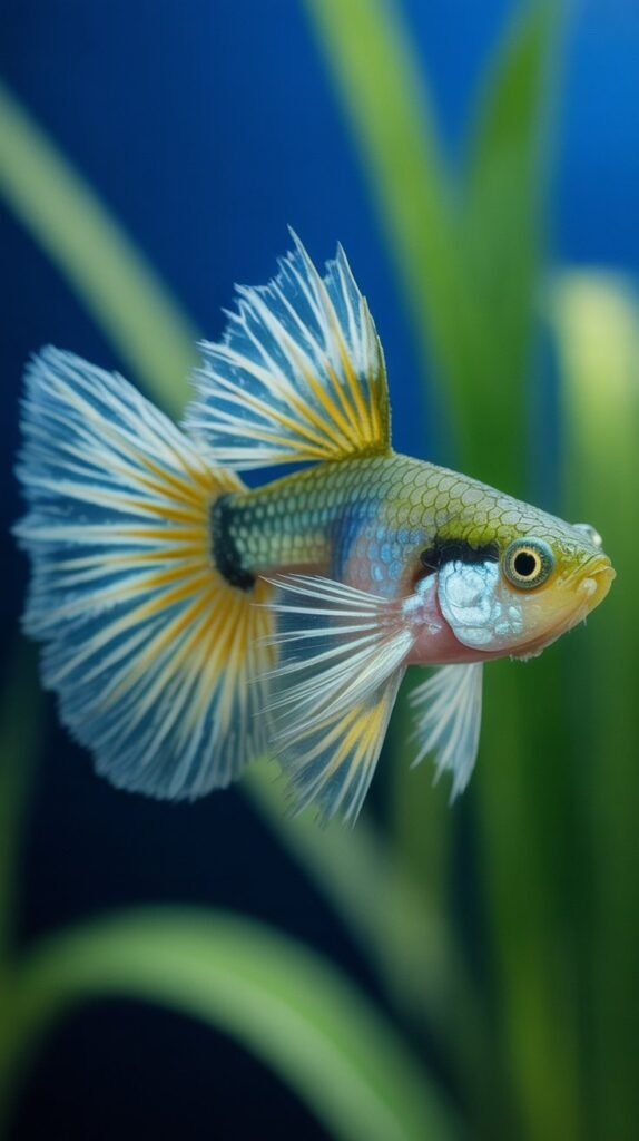 Dragon Halfmoon Guppy