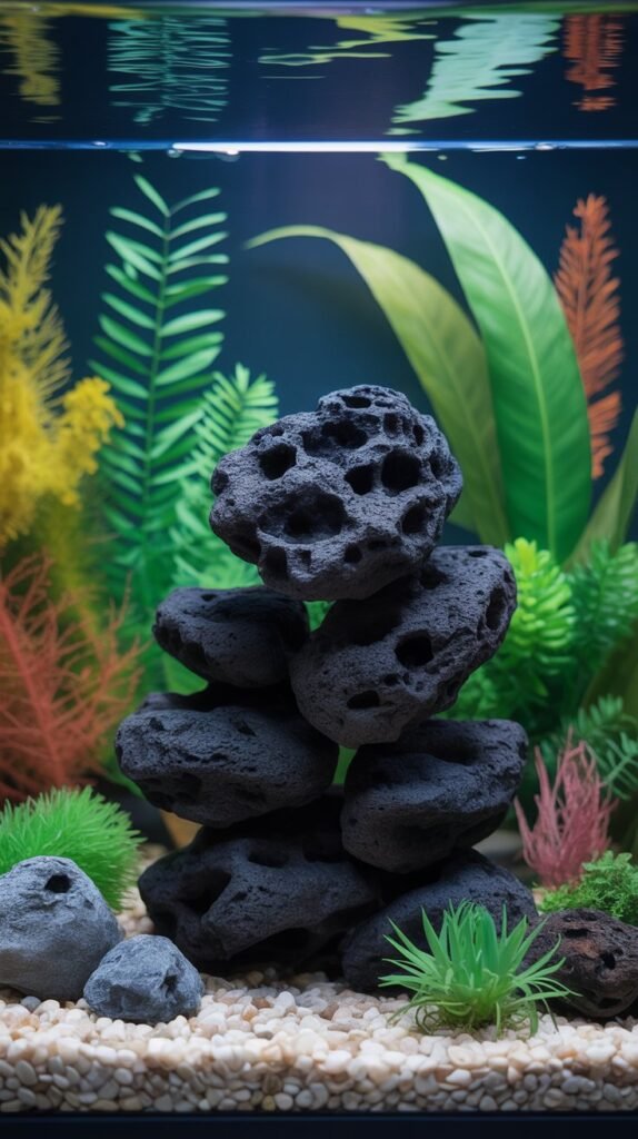 Lava Rock Aquarium