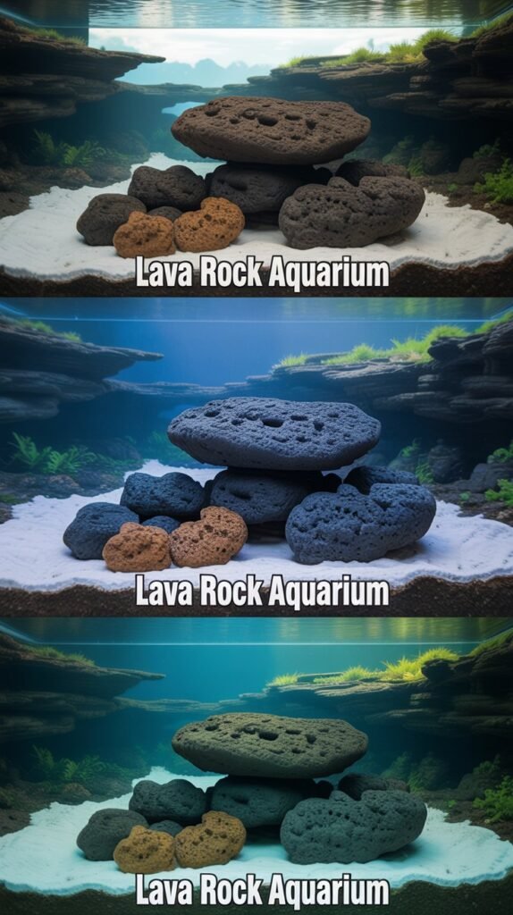 Lava Rock Aquarium