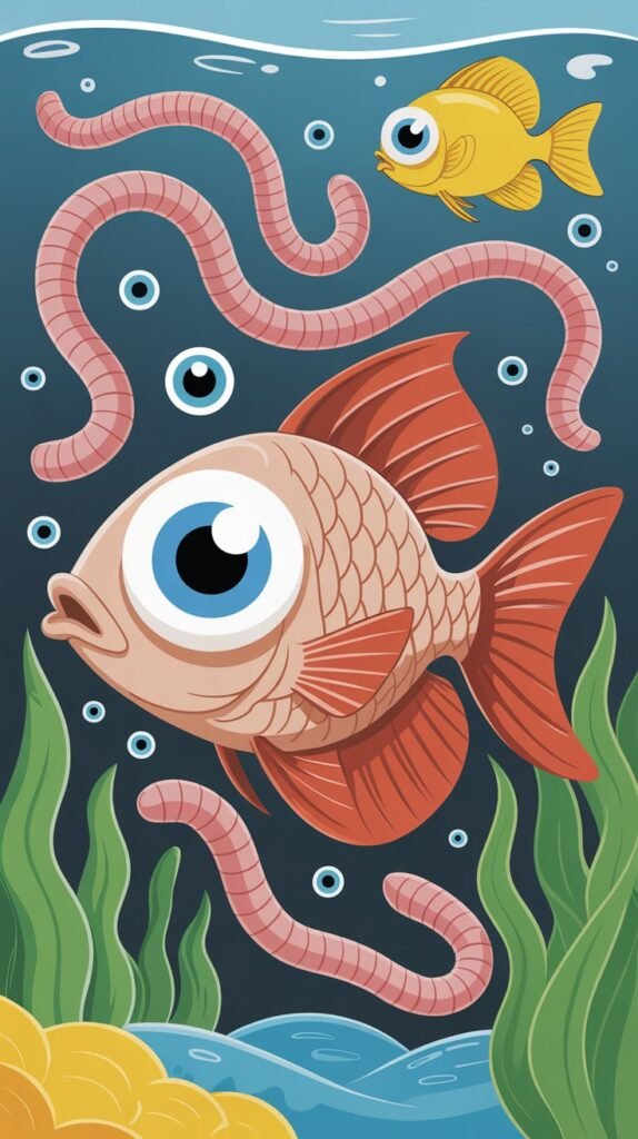 parasitic worms in fish