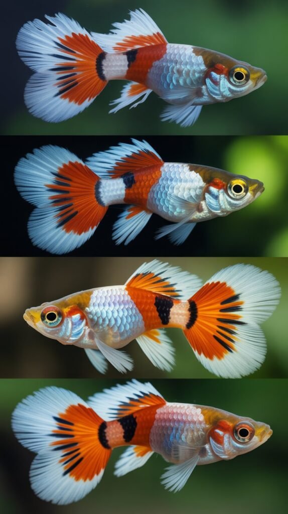 Red Chilli Mosaic Guppy