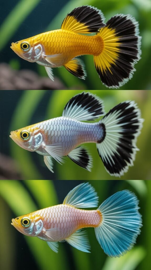 Yellow Swordtail Guppy