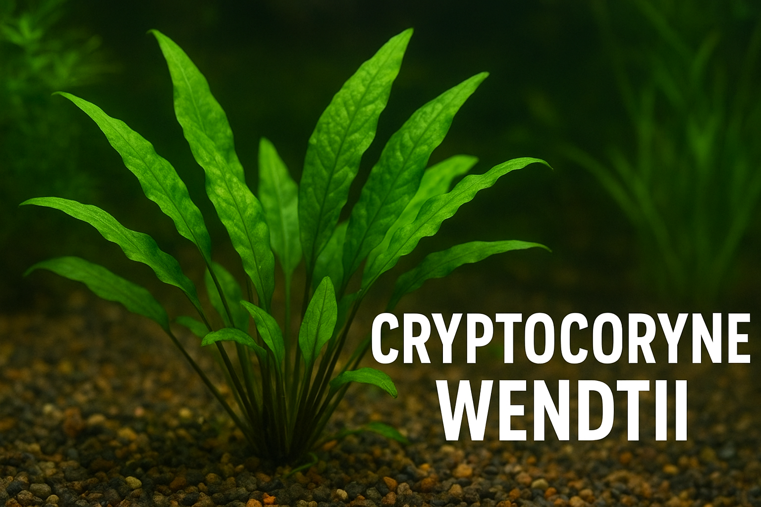 Cryptocoryne Wendtii Aquarium