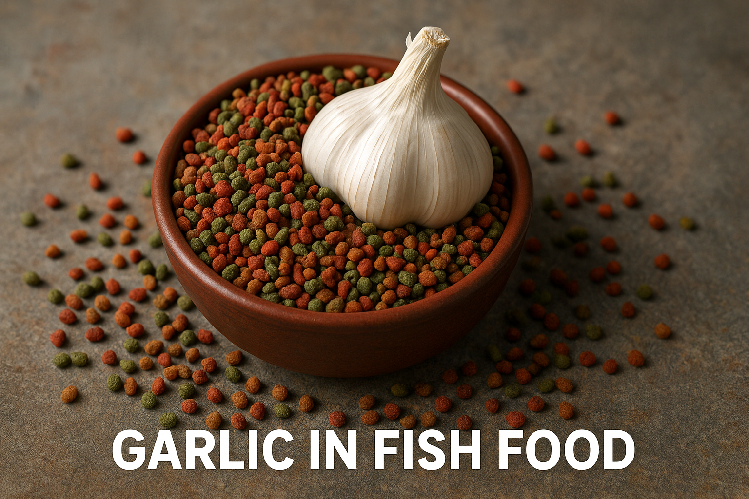 Garlic in Fish Food