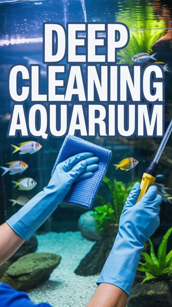 Deep Cleaning Aquarium