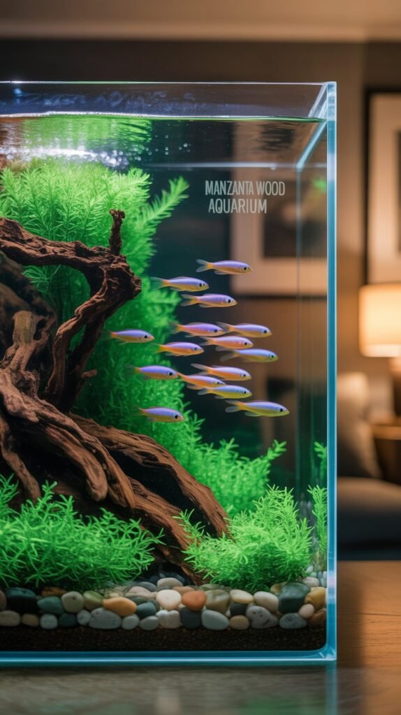 Manzanita Wood Aquarium