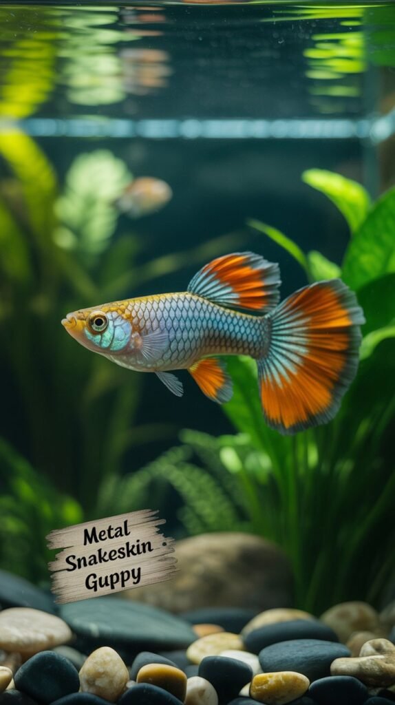 Metal Snakeskin Guppy