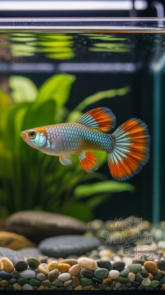 Metal Snakeskin Guppy