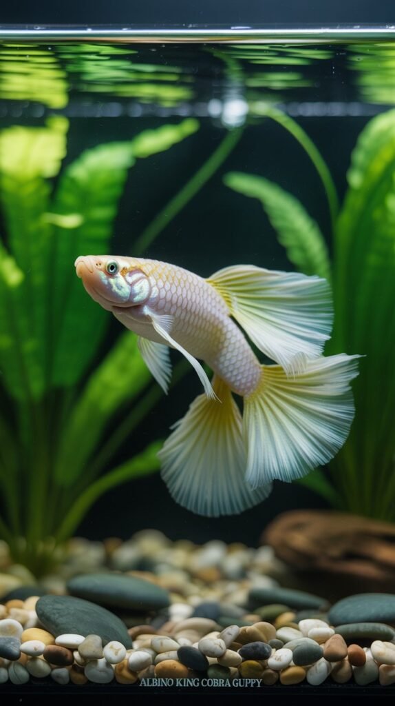 Albino King Cobra Guppy