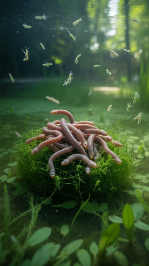 Live Food for Pond Fish