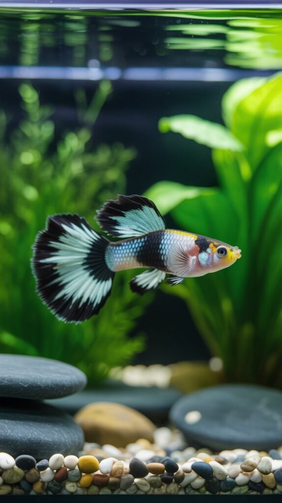 Tuxedo Cobra Guppy