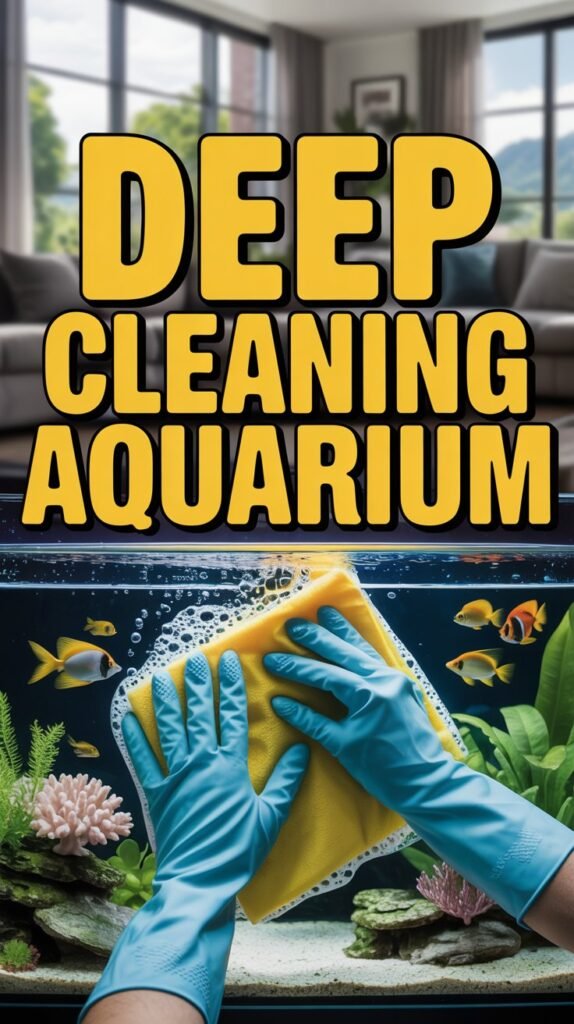 Deep Cleaning Aquarium