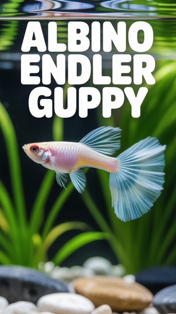 Albino Endler Guppy