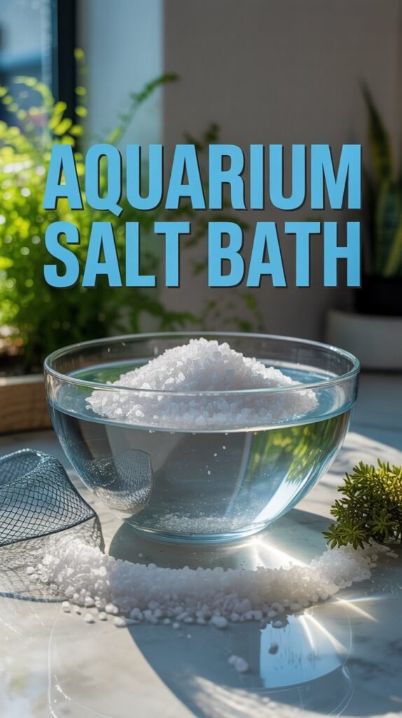 Aquarium Salt Bath