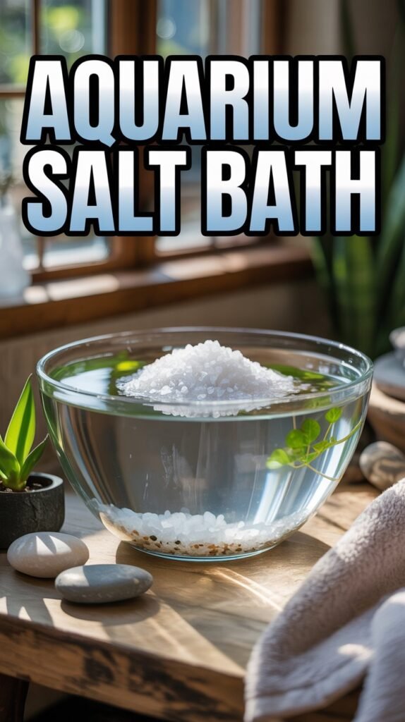Aquarium Salt Bath