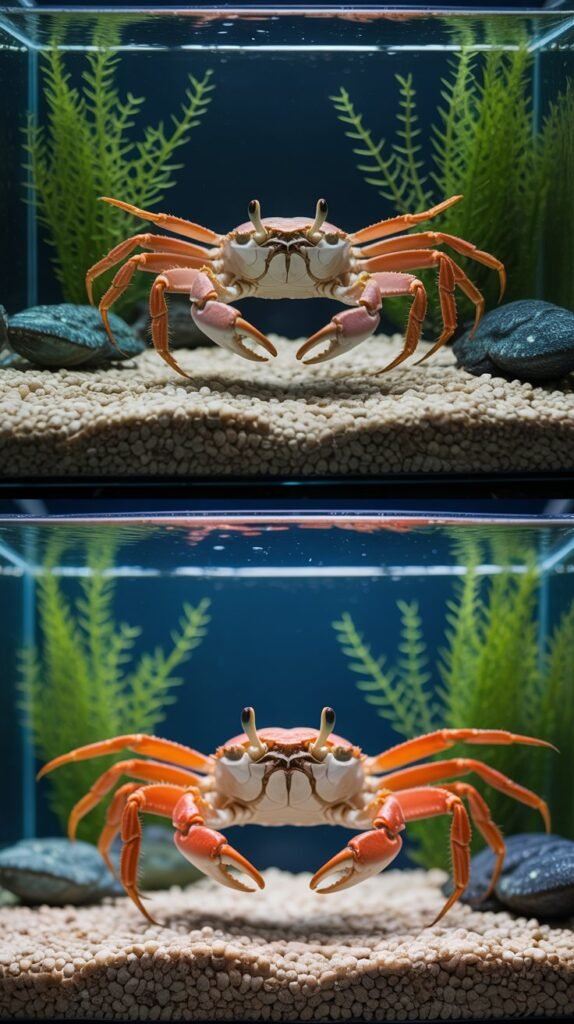 Crabs in an Aquarium