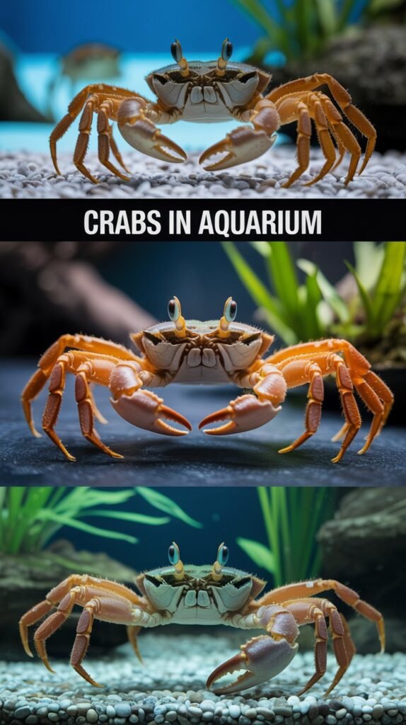 Crabs in an Aquarium