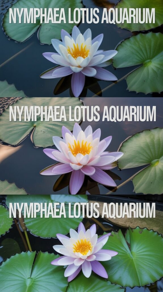 Nymphaea Lotus Aquarium
