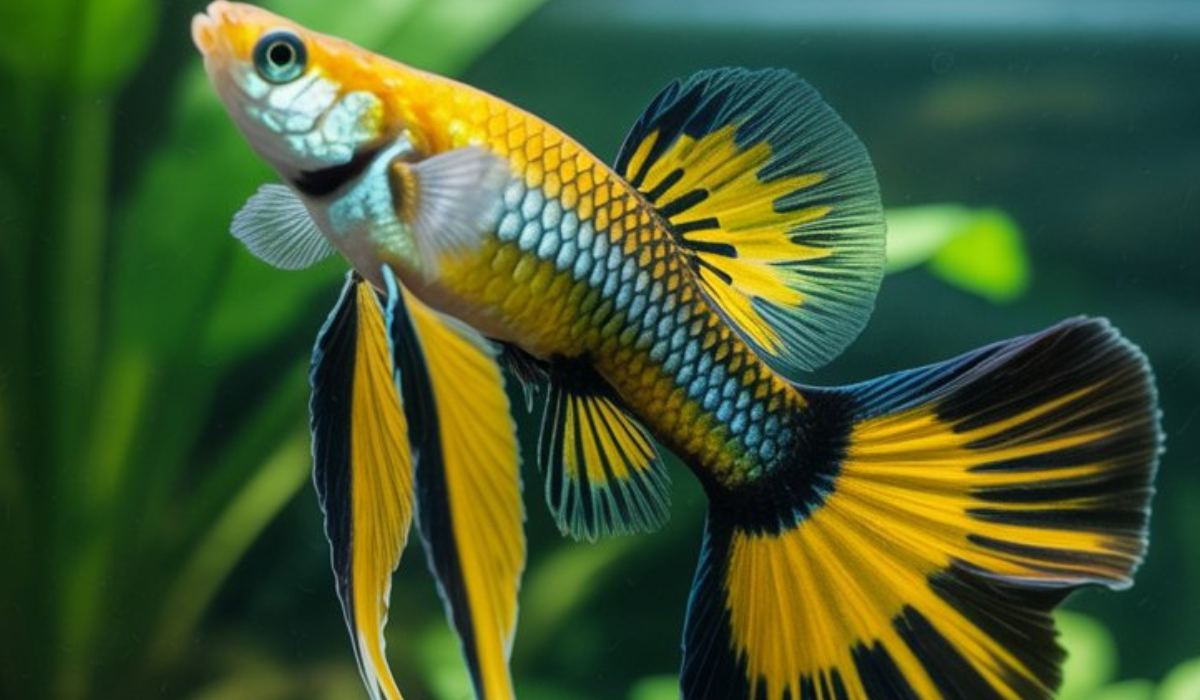 Yellow King Cobra Guppy