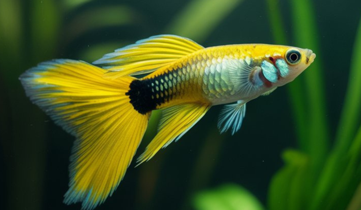 Yellow Delta Guppy