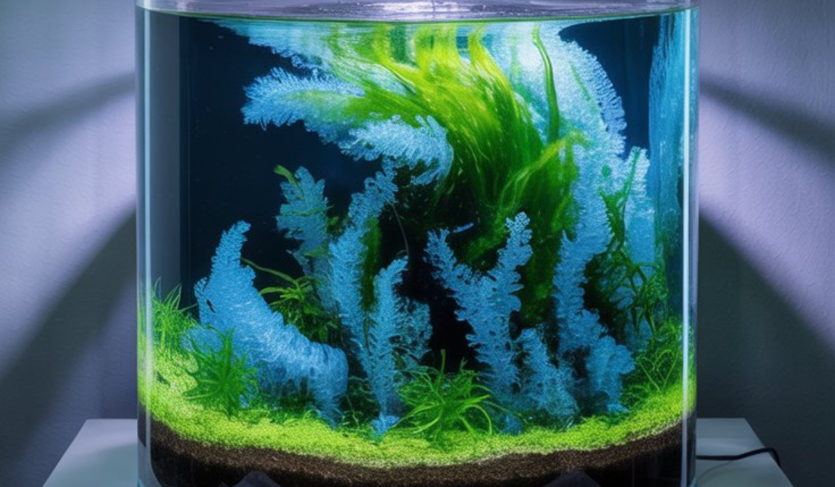 Blue Algae Aquarium