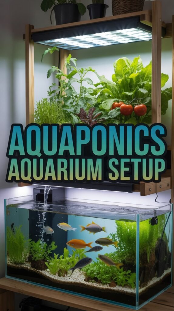 Aquaponics Aquarium Setup