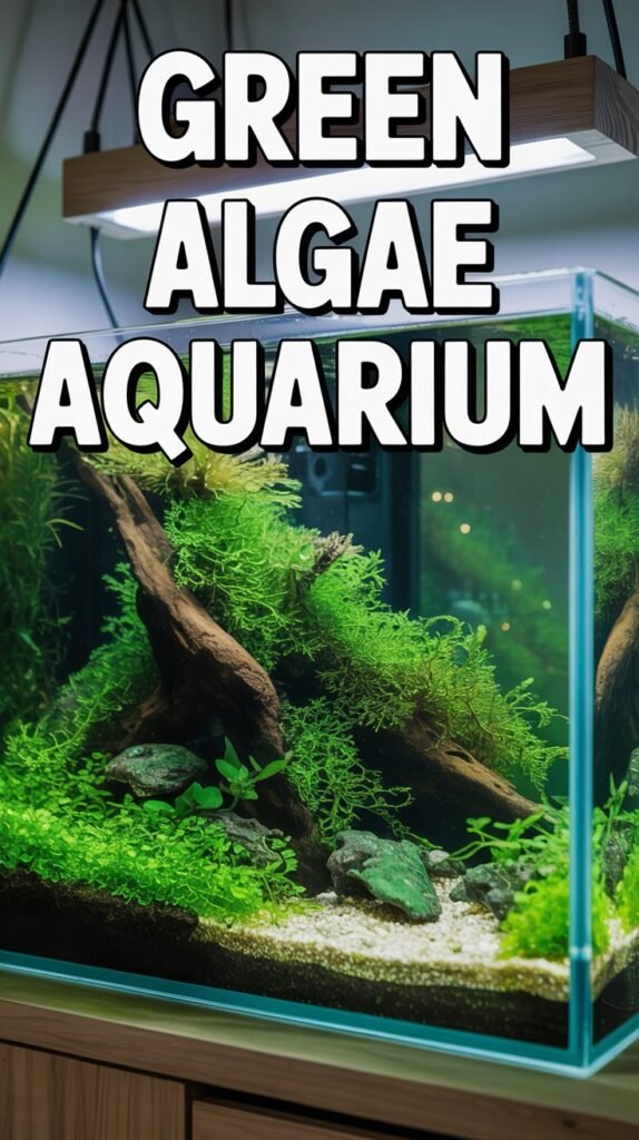 green algae aquarium