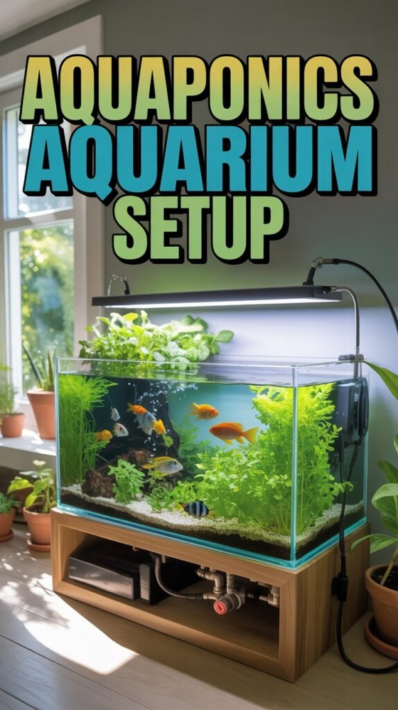 Aquaponics Aquarium Setup