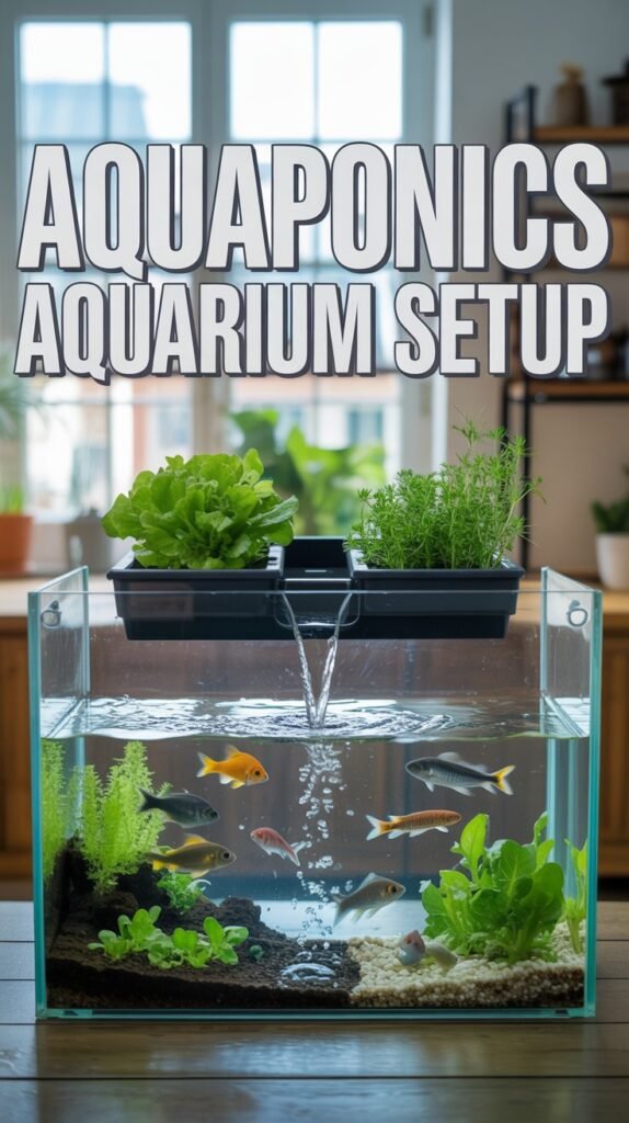 Aquaponics Aquarium Setup