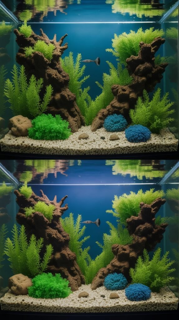 Blue Algae Aquarium