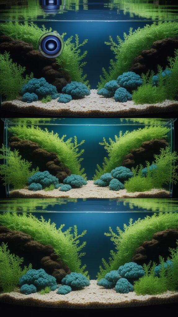 Blue Algae Aquarium