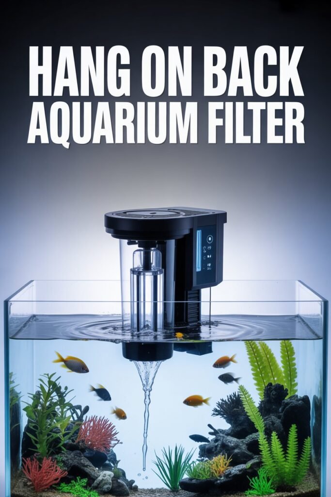 Hang On Back Aquarium Filter