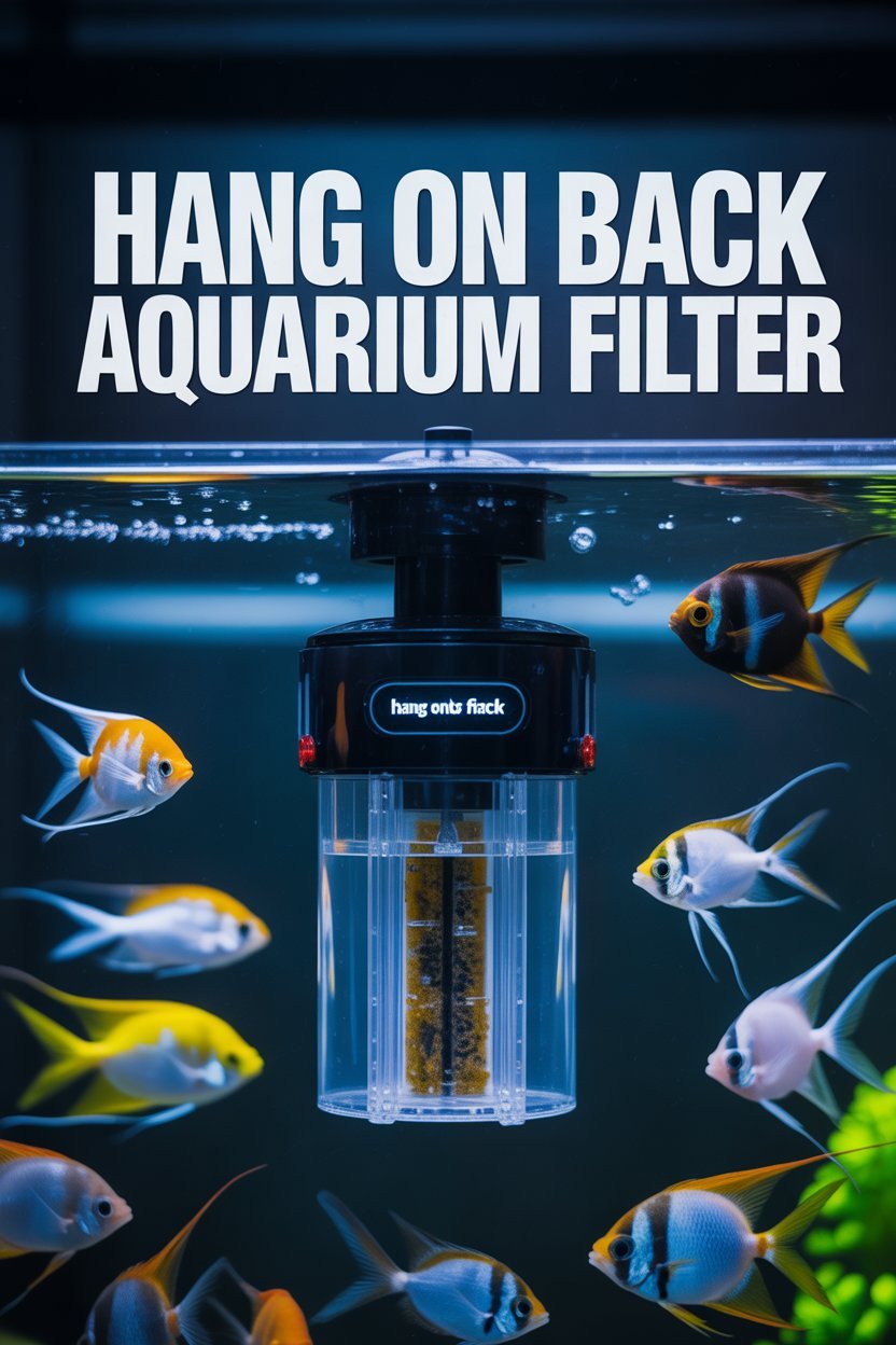 Hang On Back Aquarium Filter