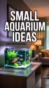 Illustration of Small Aquarium Ideas With Water Feature For Beginners