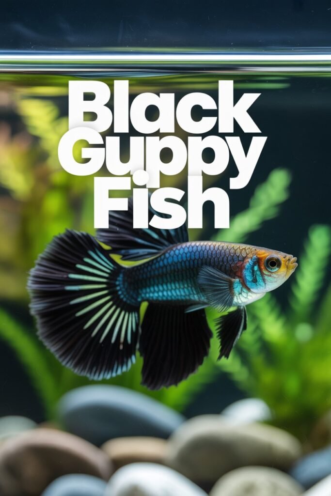 Black Guppy Fish