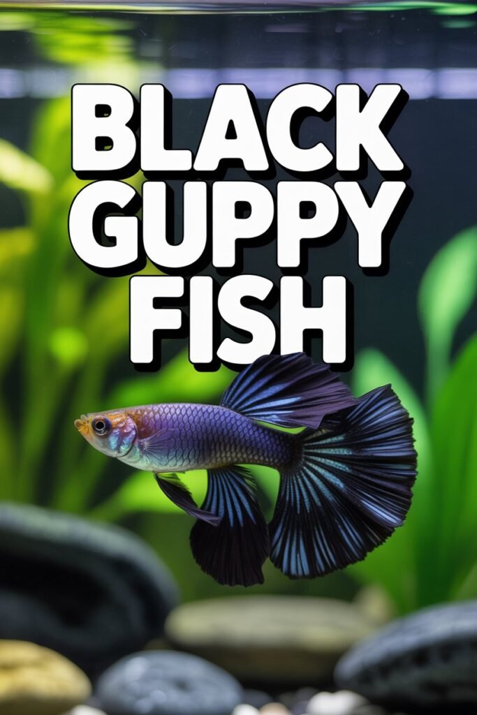 Black Guppy Fish