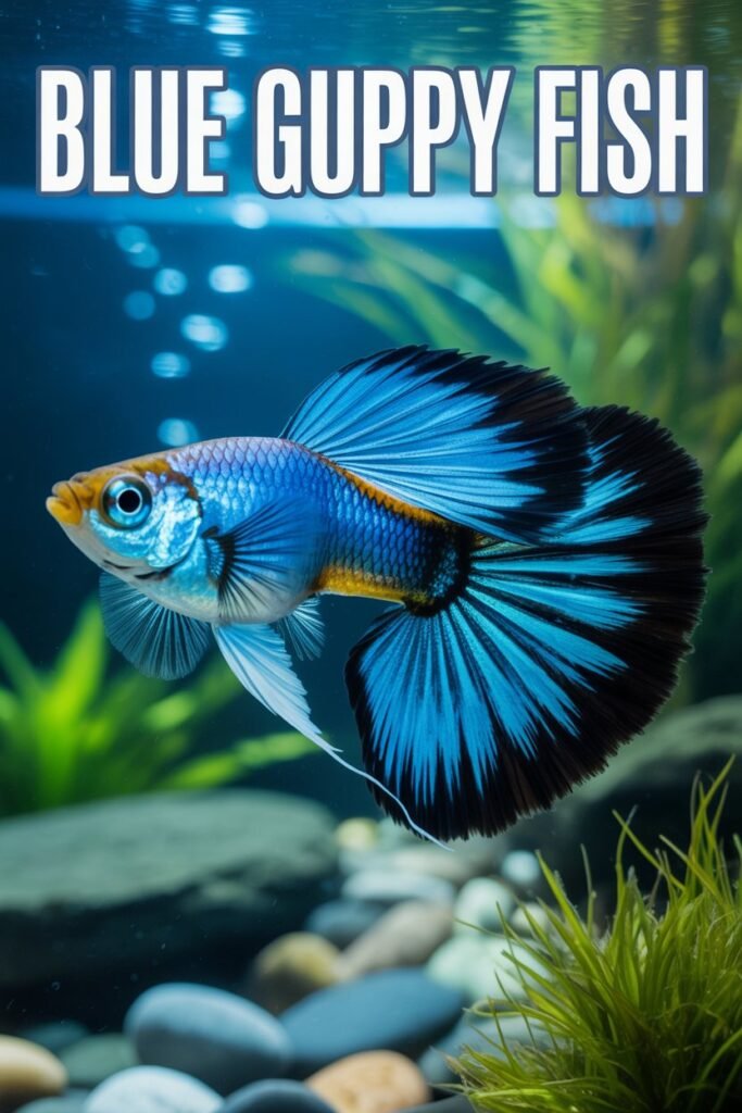 Blue Guppy Fish
