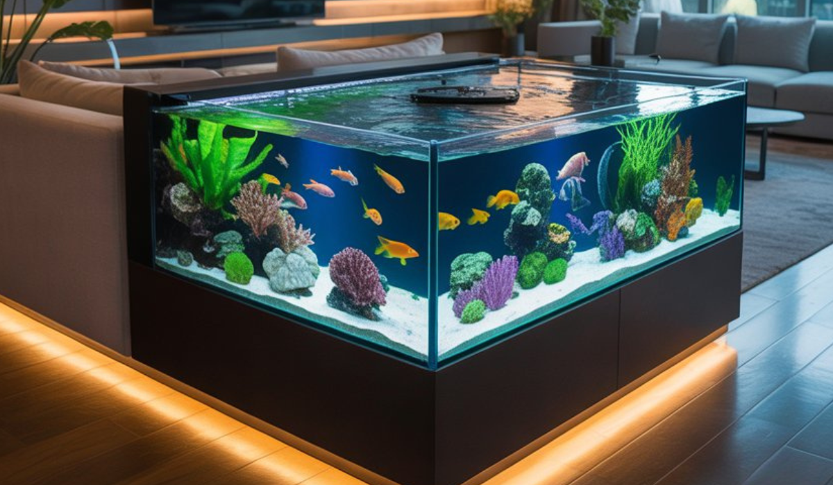 Fish Tank in Living Room