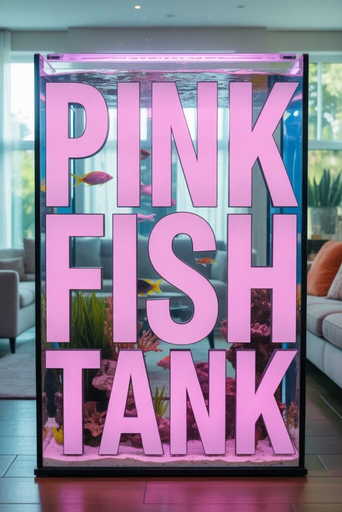 Pink Fish Tank